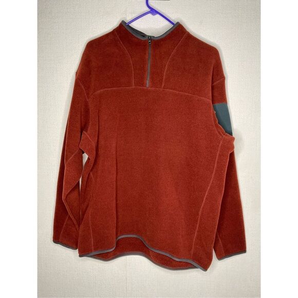 Arc'teryx Sweater Mens XL Quarter Zip Polartec Fleece Winter Pullover Menscorp - Picture 2 of 11